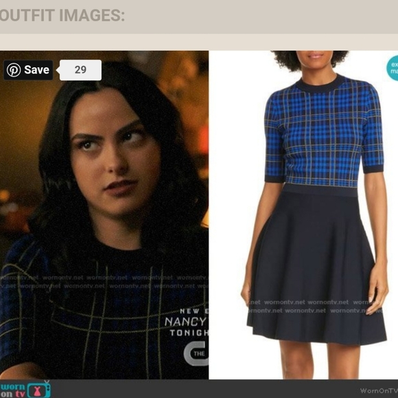 🍒NWT🍒 TED BAKER KNITTED SKATER DRESS - Picture 9 of 12